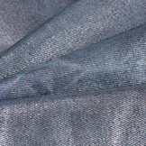 Tie Dye Coated Denim Stof - Blauw