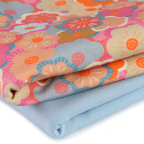 Jersey Katoen Digitale Print - Abstracte Bloem Kleurrijk