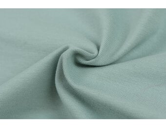 Katoenen Jersey Zeegroen