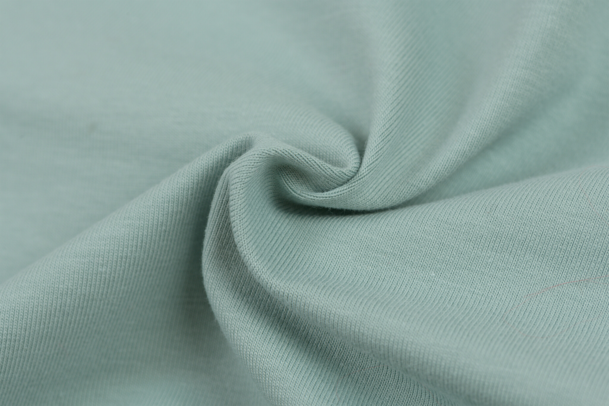 Katoenen Jersey Zeegroen – Zacht, Rekbaar & Ademend