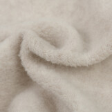 Fleece Katoen Stof (Sherpa) Licht Beige Melange