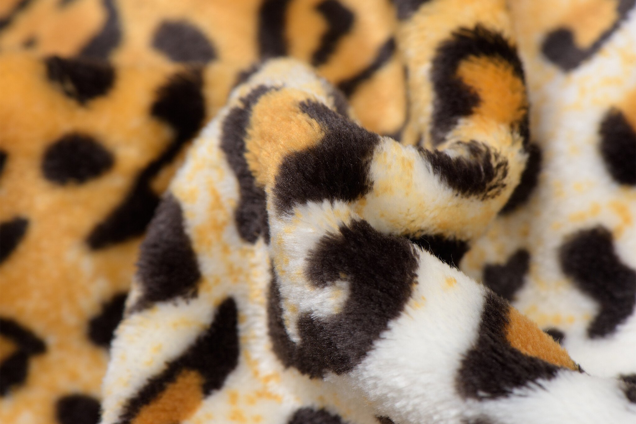 Wellness Fleece Stof Luipaard