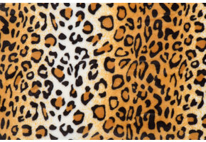 Wellness Fleece Stof Luipaard