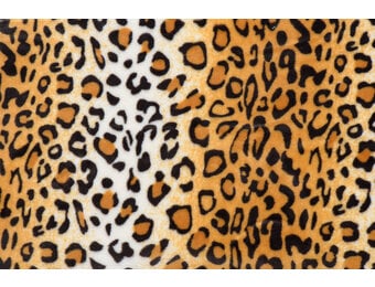 Wellness Fleece Stof Luipaard