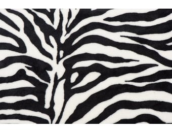 Wellness Fleece Stof Zebra
