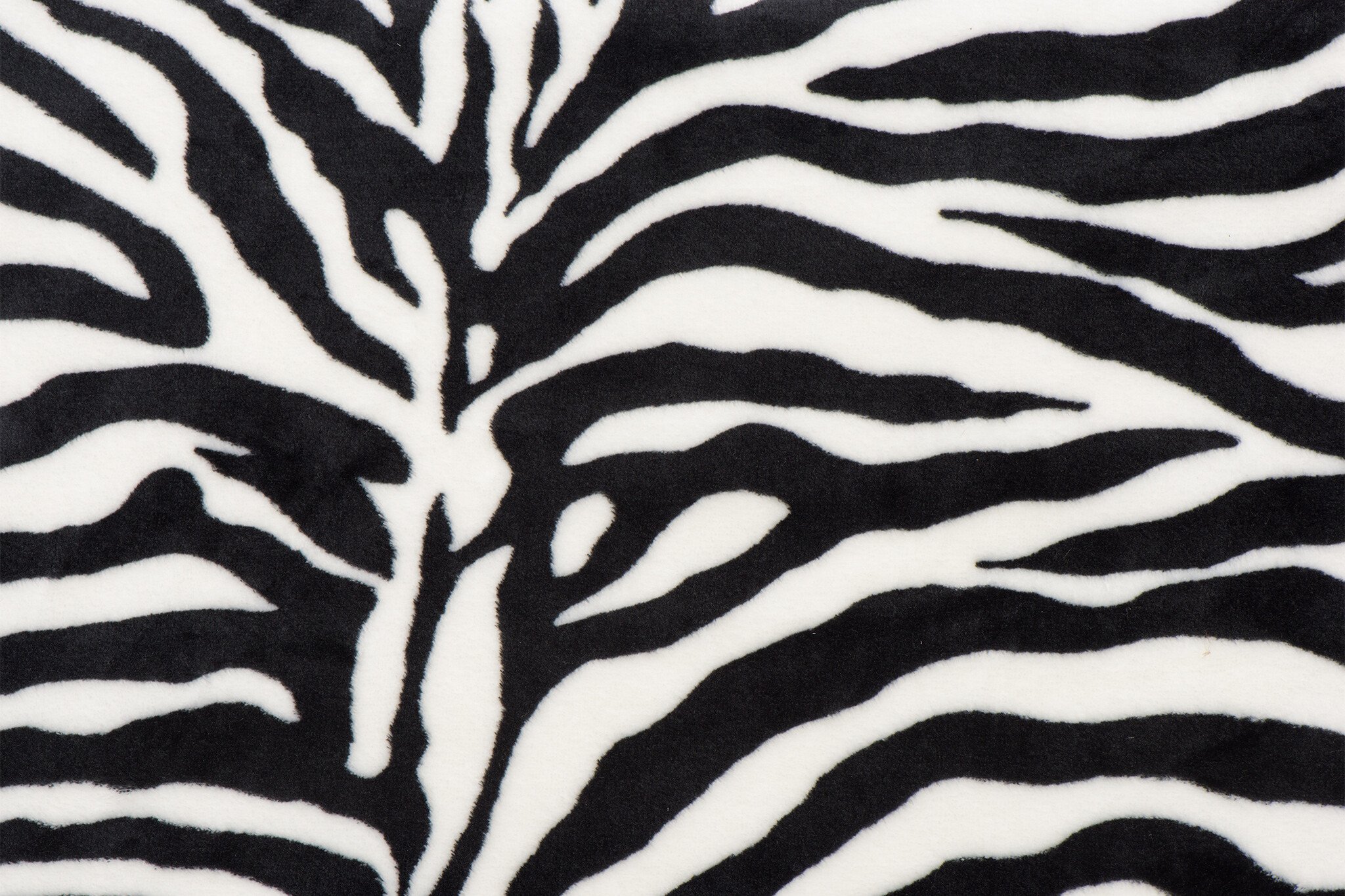 Wellness Fleece Stof Zebra