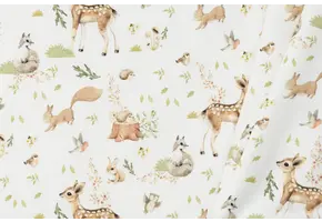 Poplin Katoen Digitale Print - Boswezens