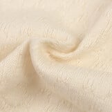 Gebreide Katoen Stof Jaquard – Naturel