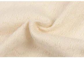 Gebreide Katoen Stof Jacquard – Naturel