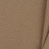 Teddy Fleece Doubleface Stof - Sand
