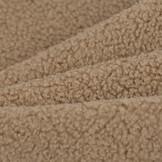 Teddy Fleece Doubleface Stof - Sand