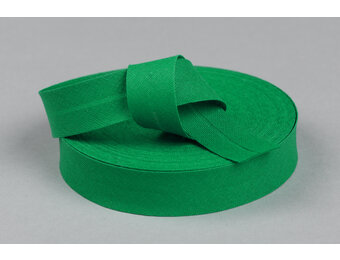 Biaisband Katoen Groen 20mm