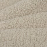 Teddy Fleece Doubleface Stof - Beige