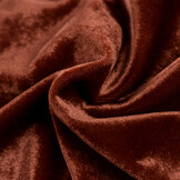 Stretch Fluweel Stof Dusty Terra