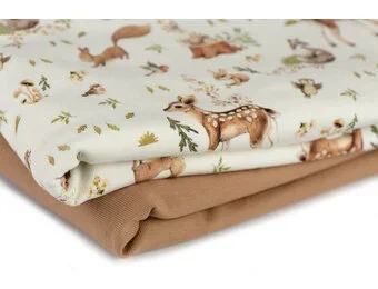 Jersey Katoen Digitale Print - Boswezens