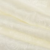 Jacquard Voeringstof Paisley - Ecru