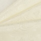 Jacquard Voeringstof Paisley - Ecru