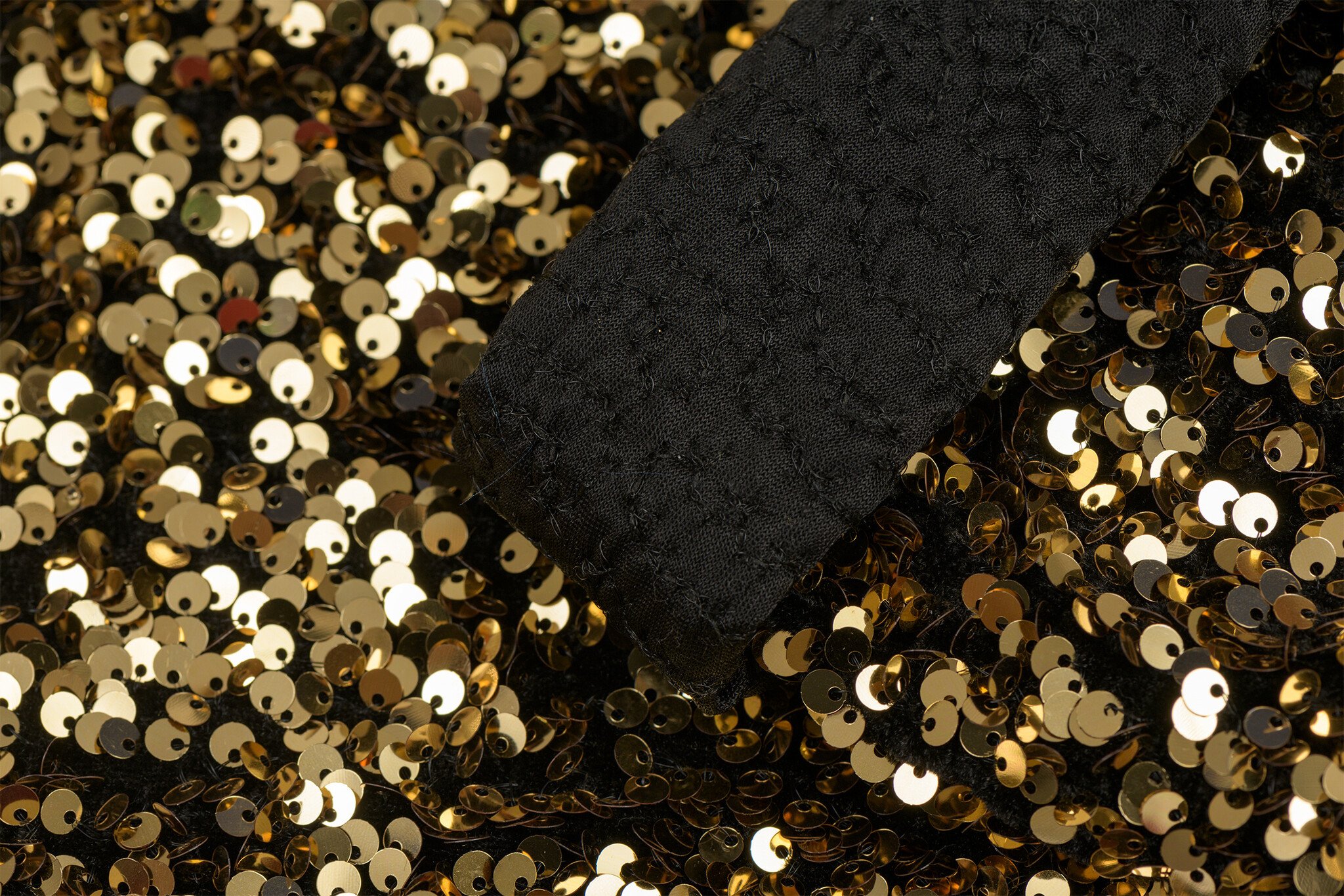 Pailletten stof goud