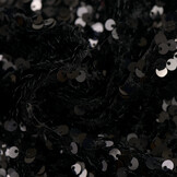 Pailletten stof zwart