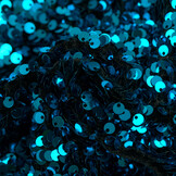 Pailletten stof turquoise