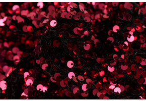 Pailletten stof fuchsia