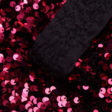 Pailletten stof fuchsia