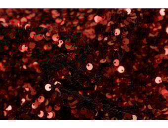 Pailletten stof rood