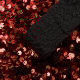 Pailletten stof rood