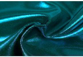 Lycra Mystique foil smaragdgroen