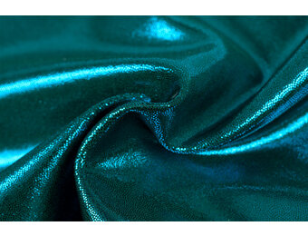 Lycra Mystique foil smaragdgroen