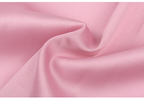 Katoen Satijn Stof - Licht Roze