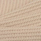 Gebreide stof, Big Knit Cable Light Beige