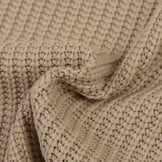 Gebreide stof, Big Knit Cable Donker Beige