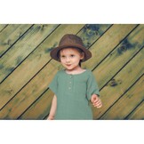 Double gauze katoen glitter ecru