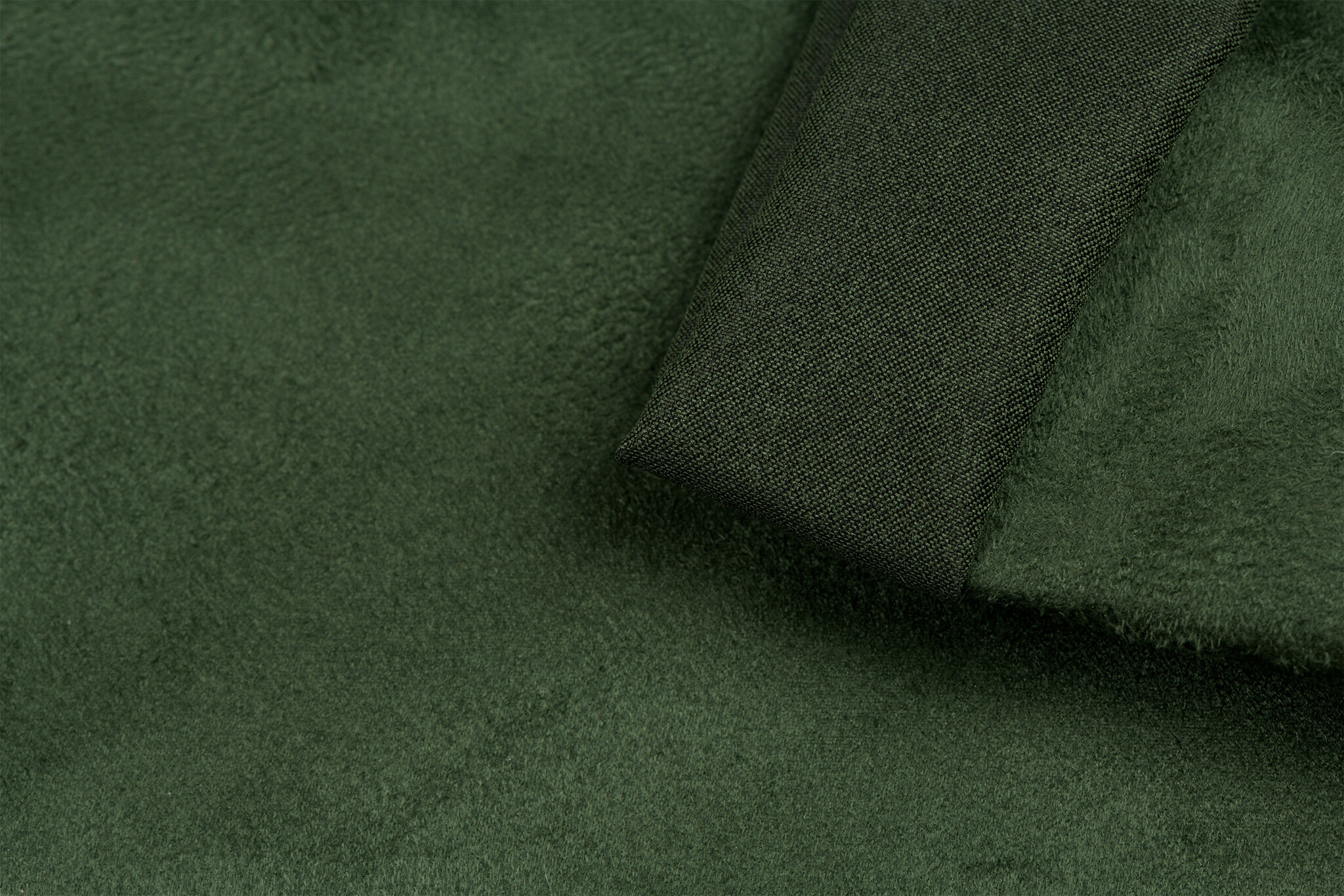 Imitatie Suede Stof Donkergroen – Voor Kleding & Interieur
