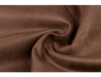 Imitatie Suede Stof Bruin