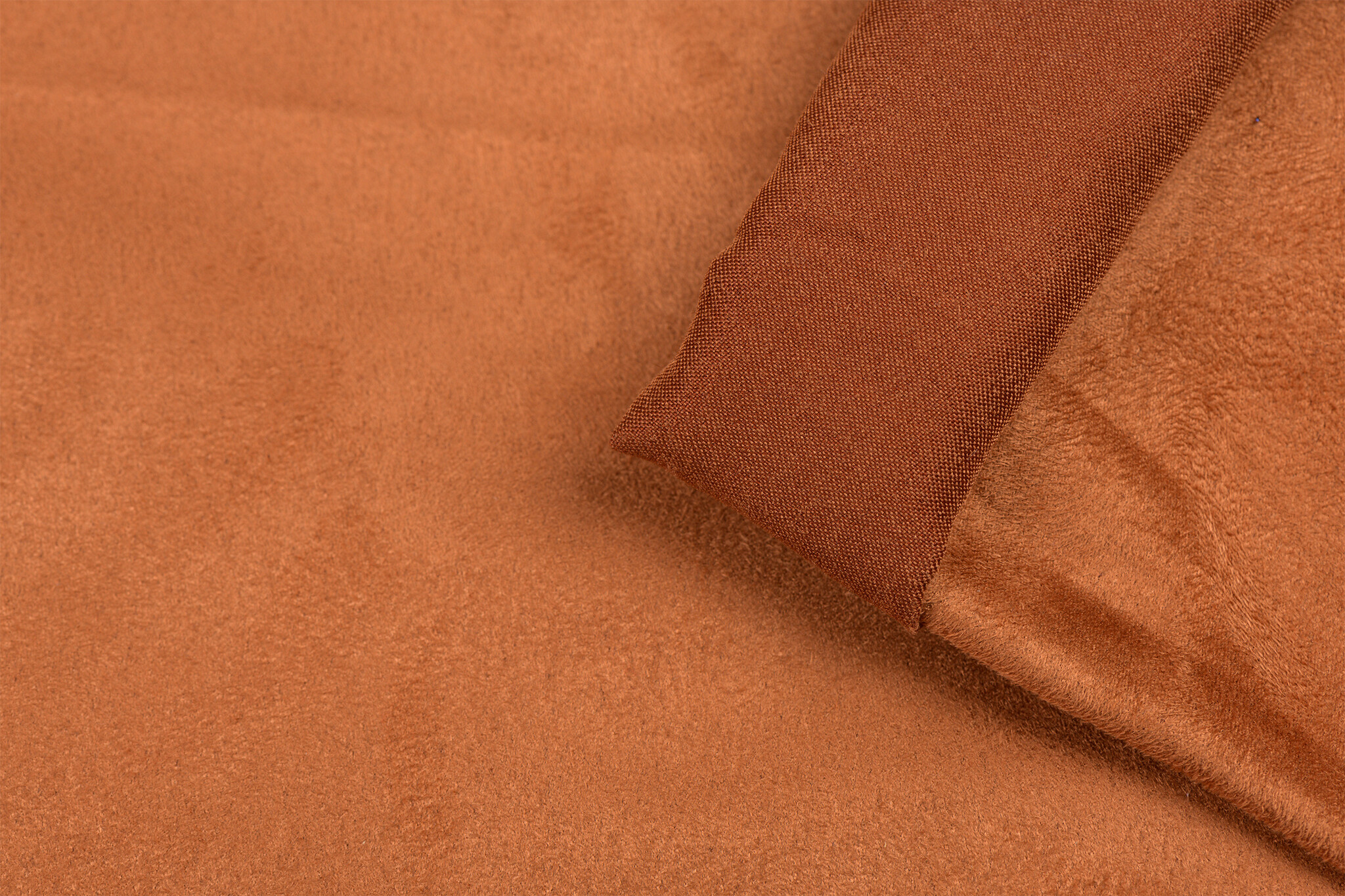 Imitatie Suede Stof Cognac – Voor Kleding & Interieur