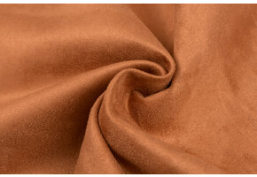 Imitatie Suede Stof Cognac