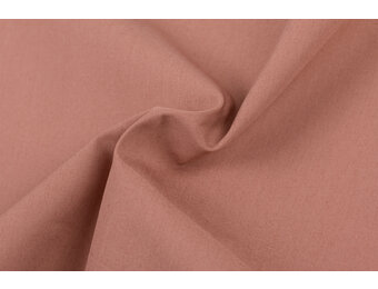 Katoen Poplin Stof Klei Roze