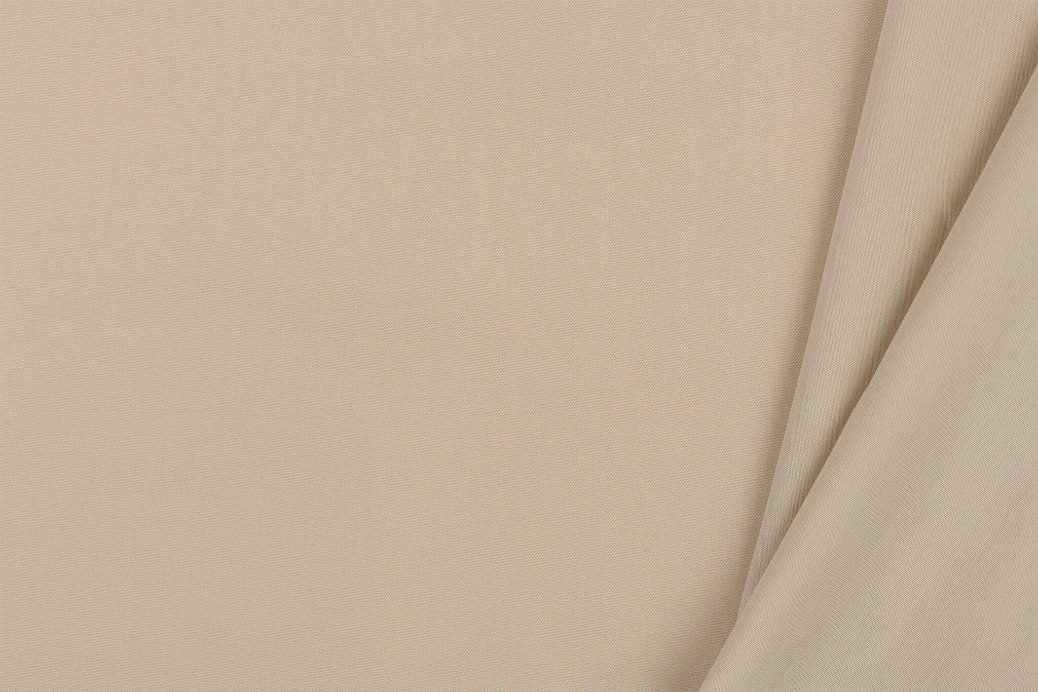 Gemerceriseerde Katoen Poplin Stof Licht Beige