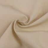 Gemerceriseerde Katoen Poplin Stof Licht Beige