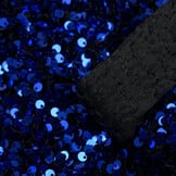 Pailletten stof blauw