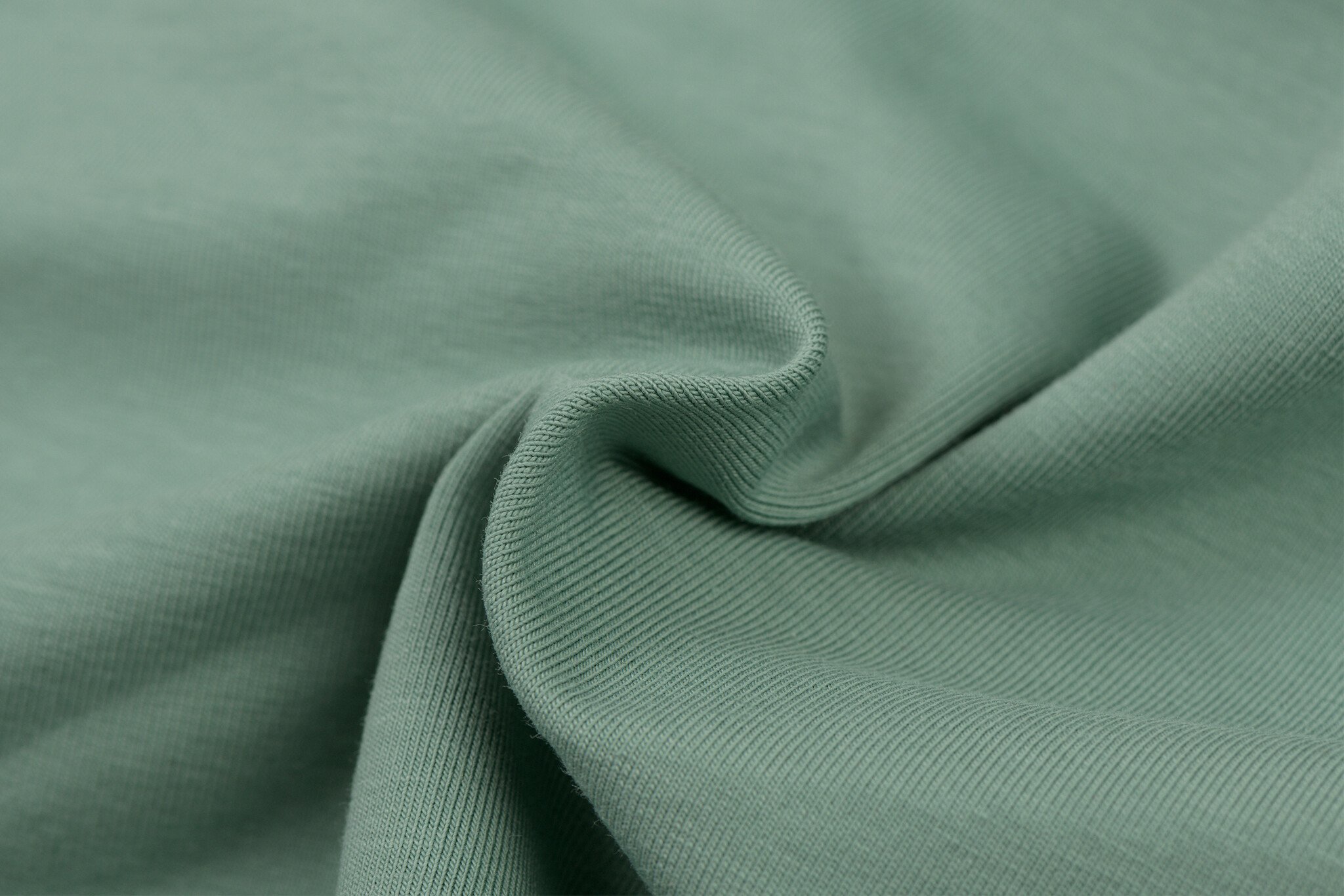 Katoenen Jersey Licht Oud Groen – Zacht, Rekbaar & Ademend