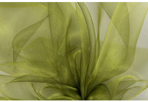 Organza Two-Tone Groen - Zwart