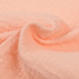 Hydrofiel Stof Zalm – Zacht, Ademend en Duurzaam