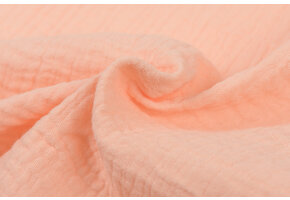 Baby Cotton – Mousseline Stof - Zalm