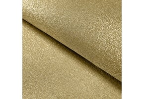 Tricot Stof Lurex Goud