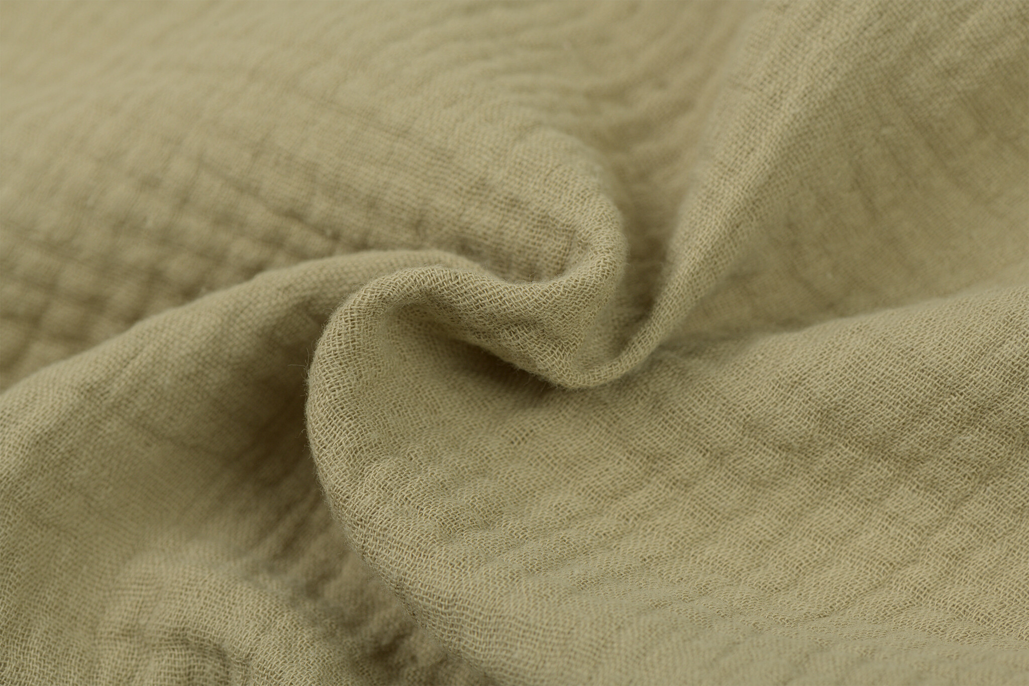 Hydrofiel Stof Olijf Groen – Zacht, Ademend en Duurzaam