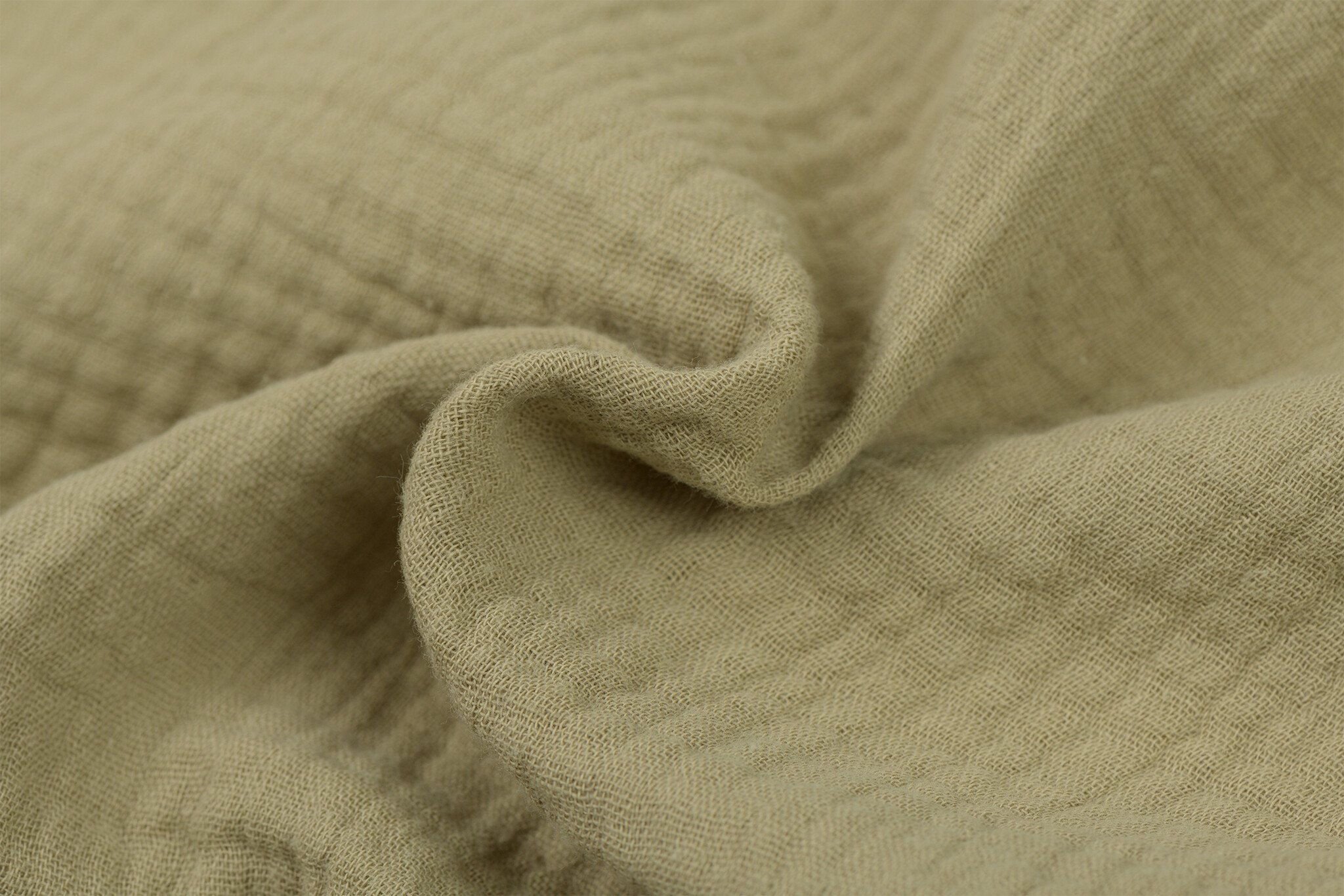 Hydrofiel Stof Olijf Groen – Zacht, Ademend en Duurzaam