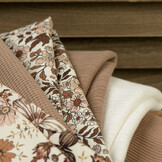 Jersey Katoen Digitale Print - Engelse Tuin Cacao